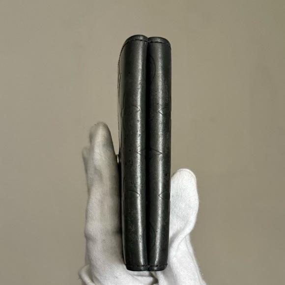 Louis Vuitton Matte Dark Gray Monogram Compact Wallet - Picture 11 of 15